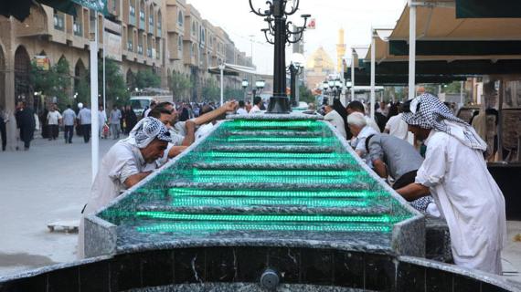 مناهل الوضوء وشرب الماء