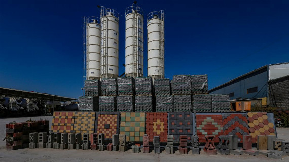 معمل إنتاج البلوك الإسمنتي المجوف