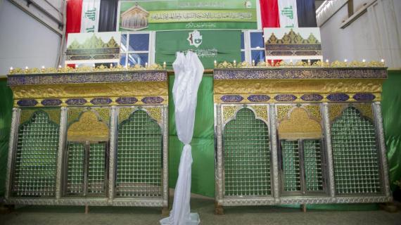 صناعة شباكي مرقدي الشيخ المفيد والخواجة الطوسي قُدس سرهما