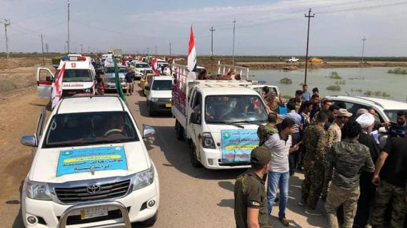 جهود العتبة العباسية في درء مخاطر الفيضانات والسيول