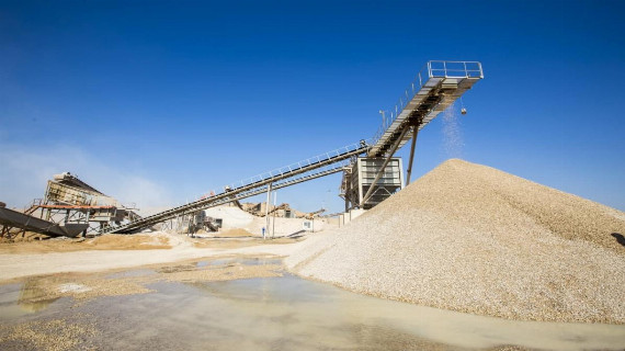 معمل العطاء لإنتاج المواد الإنشائية