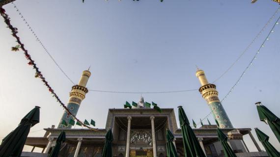 مشروع تذهيب مآذن مرقد السيد محمد بن الإمام علي الهادي (عليهما السلام)